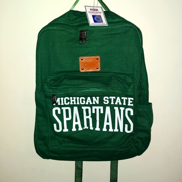 Brand new Victoria's Secret pink Michigan State bookbag - Picture 1 of 2